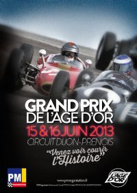 Automobile : Grand prix de l'âge d'or. Du 15 au 16 juin 2013 à Prenois. Cote-dor. 
